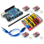 CNC Shield V3 Engraving Machine 3D Printe+ 4pcs DRV8825 Or A4988 Driver Expansion Board For Arduino + UNO R3 With USB Cable