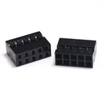 20/50pcs 2.0mm Pitch Double Row Dupont Connector Housing, 2x2P-2x8P Plastic Shell Wire to Board Header