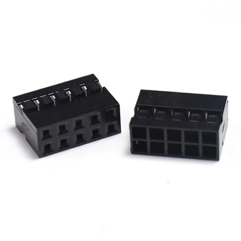 20/50pcs 2.0mm Pitch Double Row Dupont Connector Housing, 2x2P-2x8P Plastic Shell Wire to Board Header