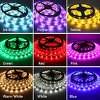 3AA Battery Power 5V Led Strip Light SMD 2835 60LED 1M 2M 3M 4M 5M 50cm Flexible LED Light Stripe Waterproof Ribbon Diode Tape