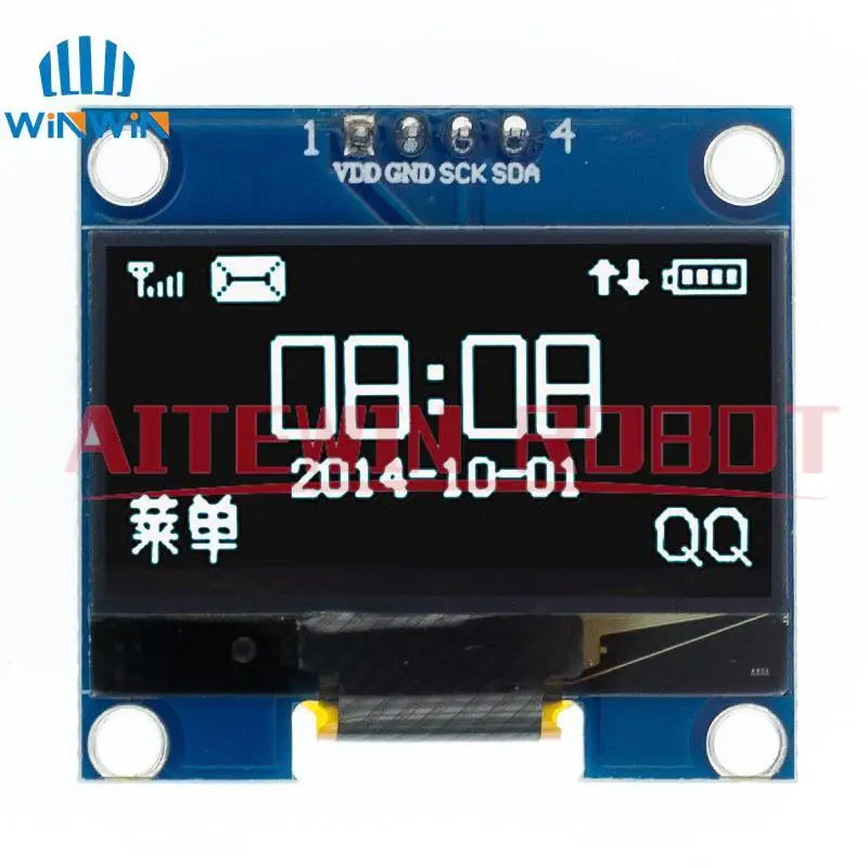 1PCS/5PCS 1.3 inch OLED module SPI/IIC Communicate white/blue color 128X64 1.3 inch OLED LCD LED Display Module 1.3" OLED module