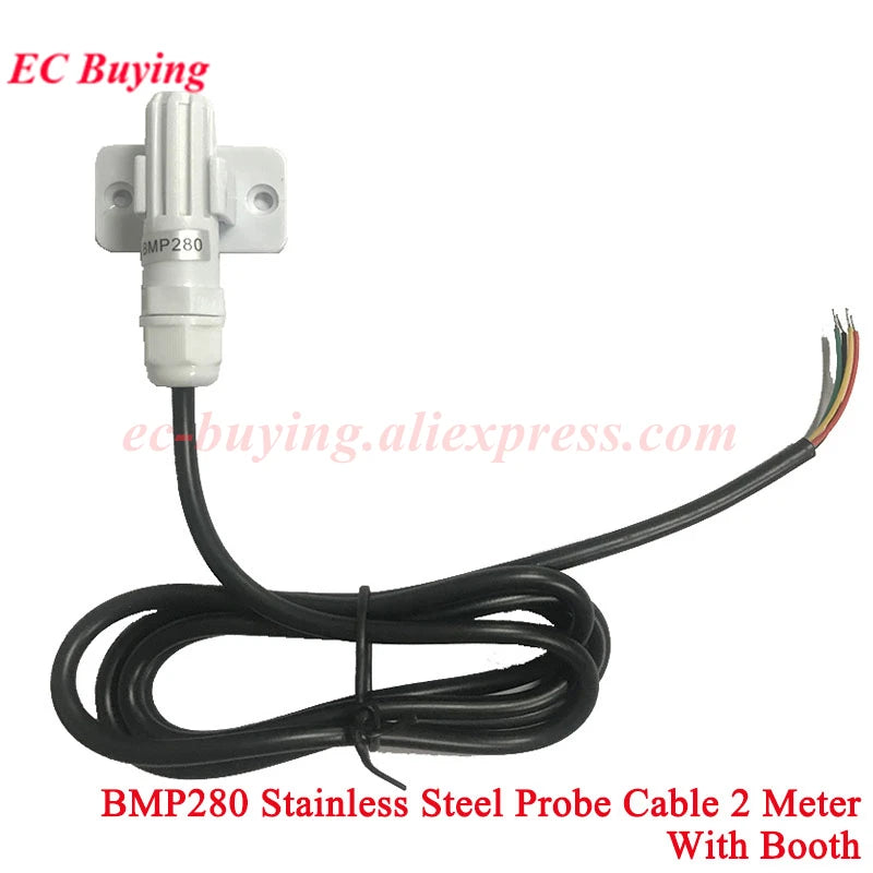 DS18B20 LM35DZ BMP180 BMP280 BME280 BMP180 BME680 BME688 SGP30 SGP40 Waterproof Thread Temperature Probe Sensor Stainless Steel