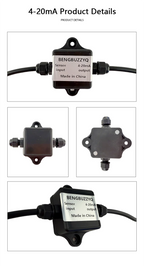 Load Cell Transmitter Amplifier Module 4-20mA 0-10V 0-5V Analog Output with Waterproof Junction Box for Weight Sensor Cell