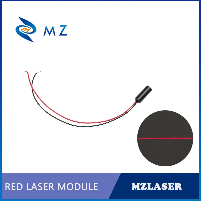 Compact Red Line Laser Diode Module 635nm D7mm 0.5mW 1mW 5mW 10mW 3V High-Accuracy Industrial Grade for Woodworking Machinery