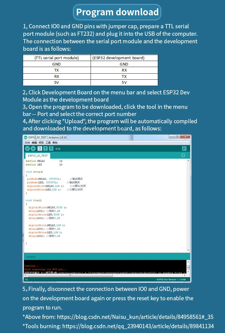 ESP8266 / ESP32 WIFI 8 Channel Relay Development Board ESP-12F / ESP32 DC5V/7-28V