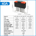 LCTC 10A 25A 40A DIN Rail Solid State Relay Single Phase SSR With Heatsink DC Control AC/ AC Control AC/ DC Control DC