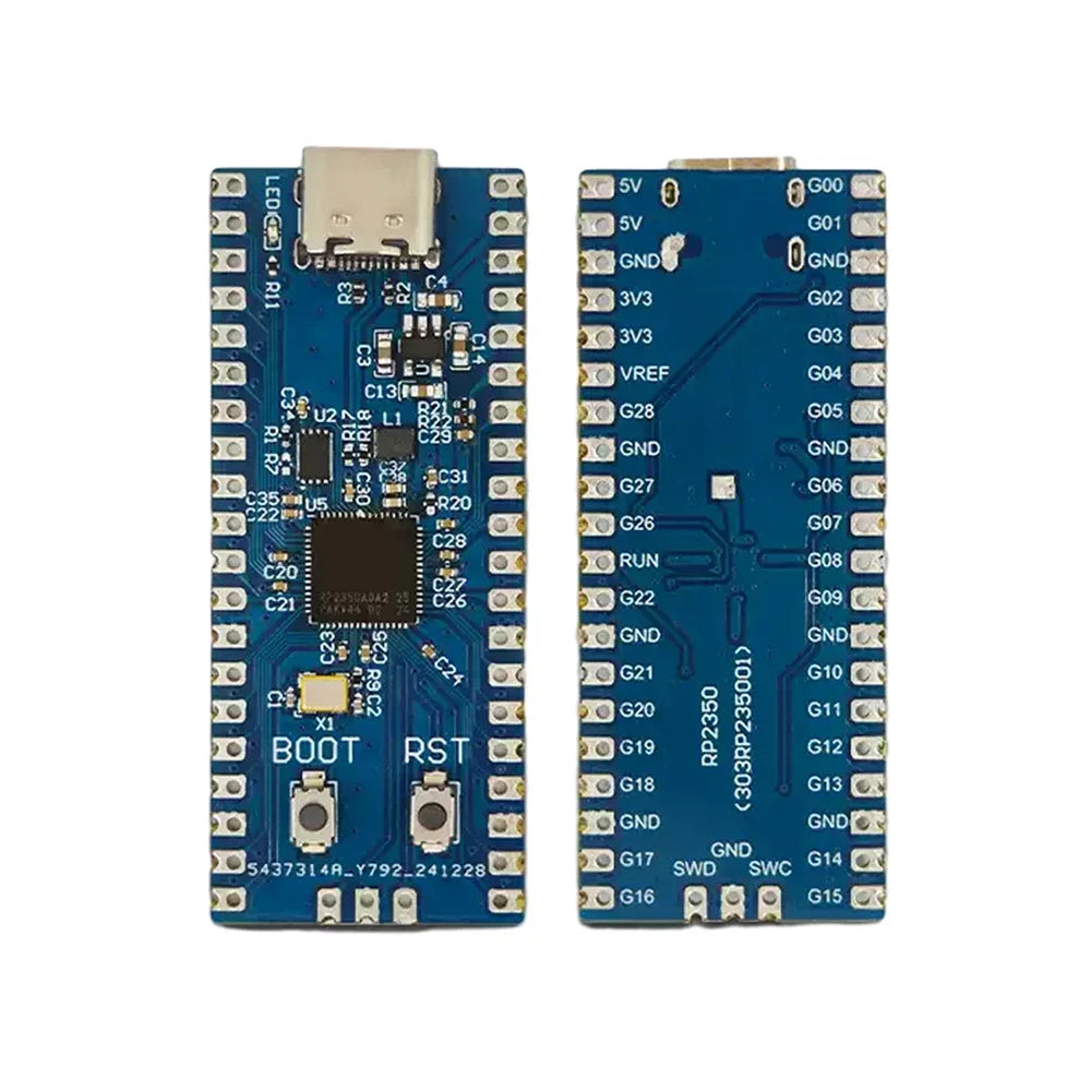 For Raspberry Pi Pico 2 RP2350 USB A Development Board RP2350 Microcontroller Module Type C Interface