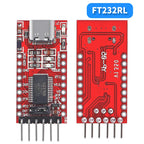 FT232RL CH340N Type C USB to TTL UART Module 3.3V 5V Serial Adapter with Dupont Cable for Arduino ESP32 ESP8266 STM32