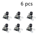 KY-040 360 Degrees EC11 Rotary Encoder Module Brick Sensor Switch Development Board for Arduino With Pins Knob Cap DIY 5V