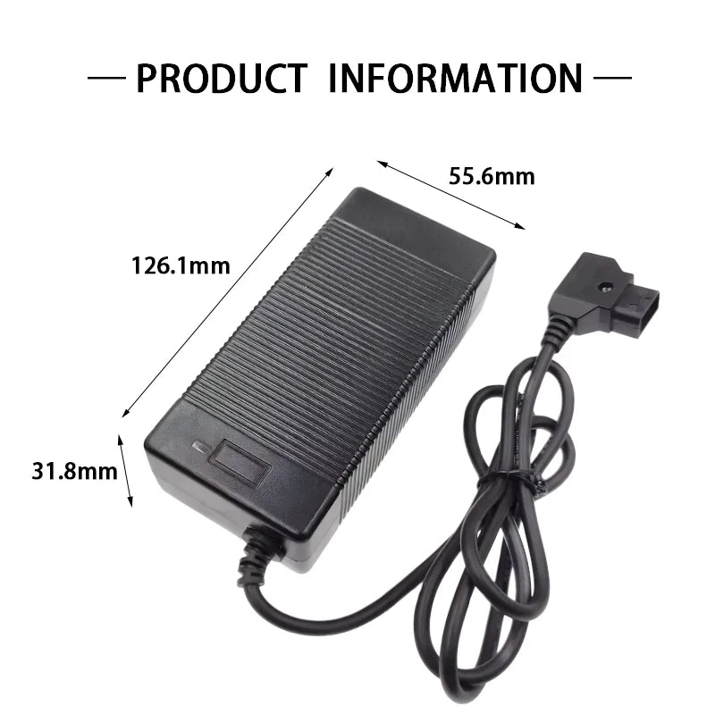 16.8V 3A Li-ion battery charger for 14.4v 14.8v battery 4S 18650 battery pack connector DC5521 gx12 gx16 d-tap xt60 xt90 XLR RCA