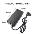 16.8V 3A Li-ion battery charger for 14.4v 14.8v battery 4S 18650 battery pack connector DC5521 gx12 gx16 d-tap xt60 xt90 XLR RCA