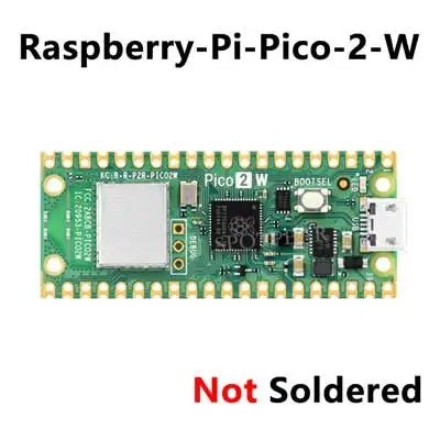 Raspberry Pi Pico 2/Pico 2 W RP2350 Chip RISC-V Hazard3 520KByte SRAM 4MByte QSPI Flash Memory ARM Cortex-M33