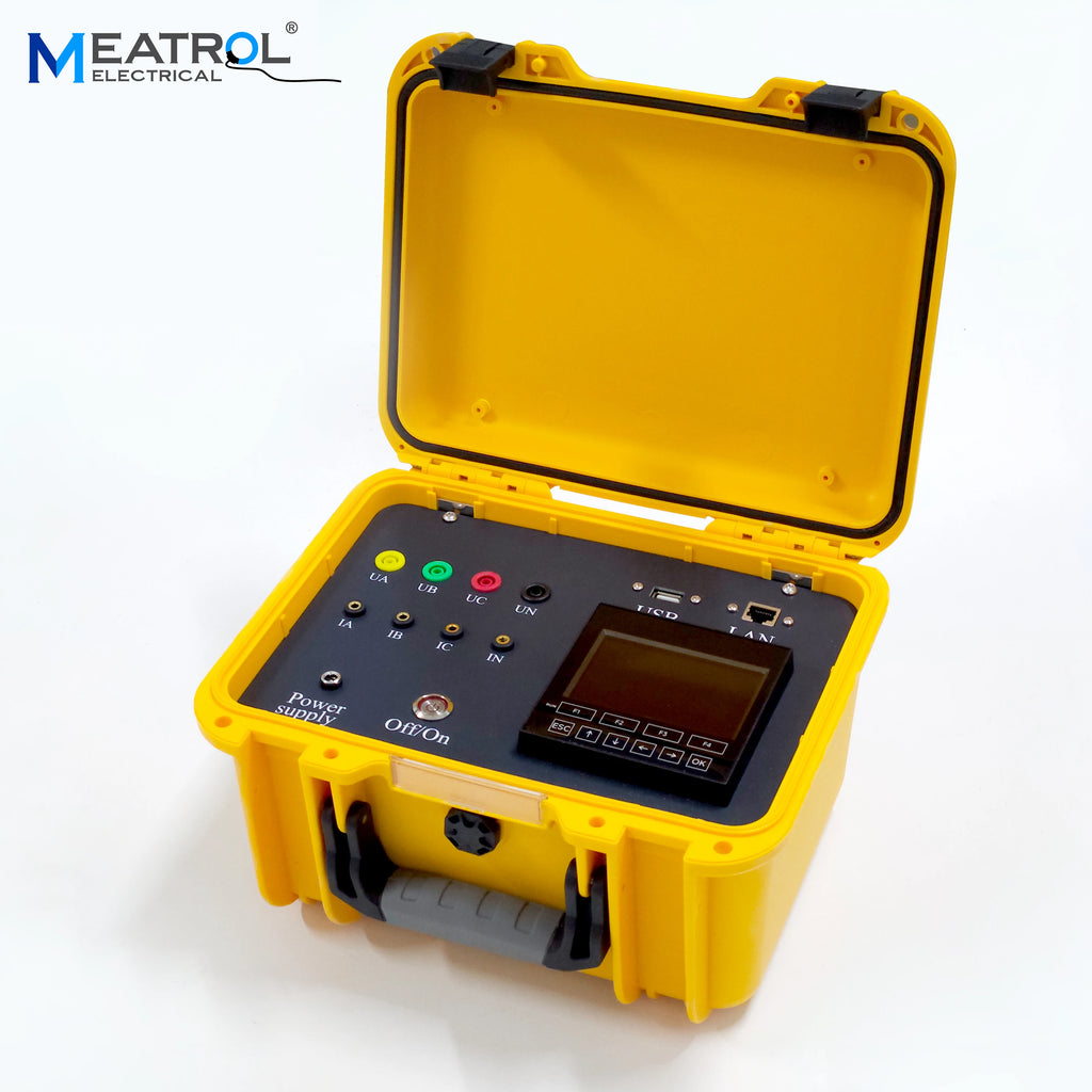 Portable Three Phase Power Quality Analyzer Rogowski Coil Data Logger MQ41 Handheld Electric Energy AnalyzerAR