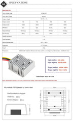 24V to 12V 30A 10A 15A 20A Battery Buck Regulator 12V Car Power Supply DC DC Converter Step Down 24 Volt Reducer