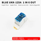 Distribution Box One In Several Out Power Wire Universal Electric Connector Junction Din Rail Terminal Block UKK 80A160A250A400A