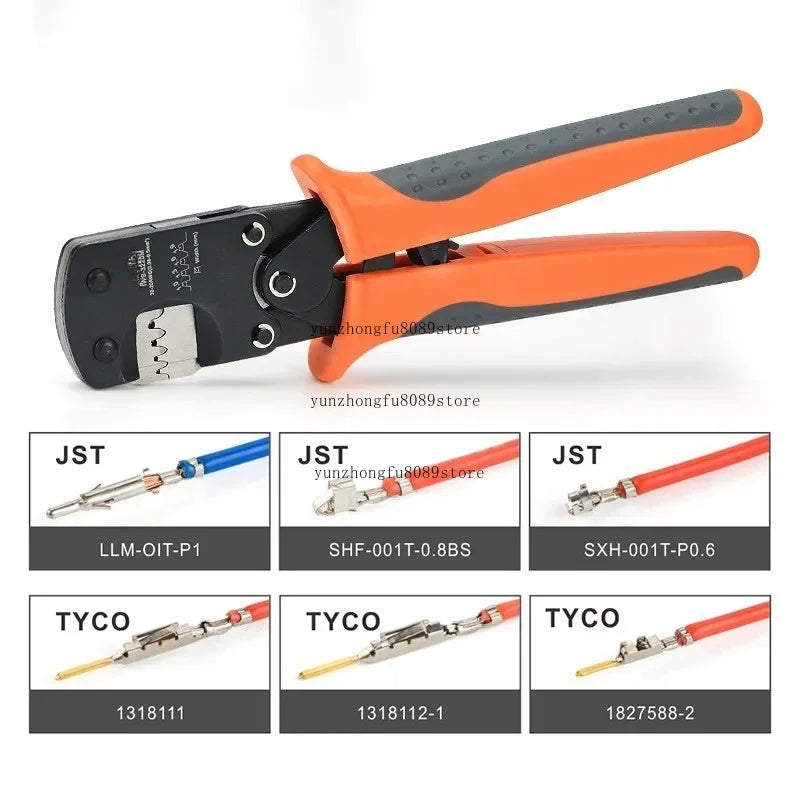 Crimper Plier 0.03-0.52mm² 32-20AWG Micro Connector Ratecheting Crimping Tool Set 1470pcs PH2.0mm Kit