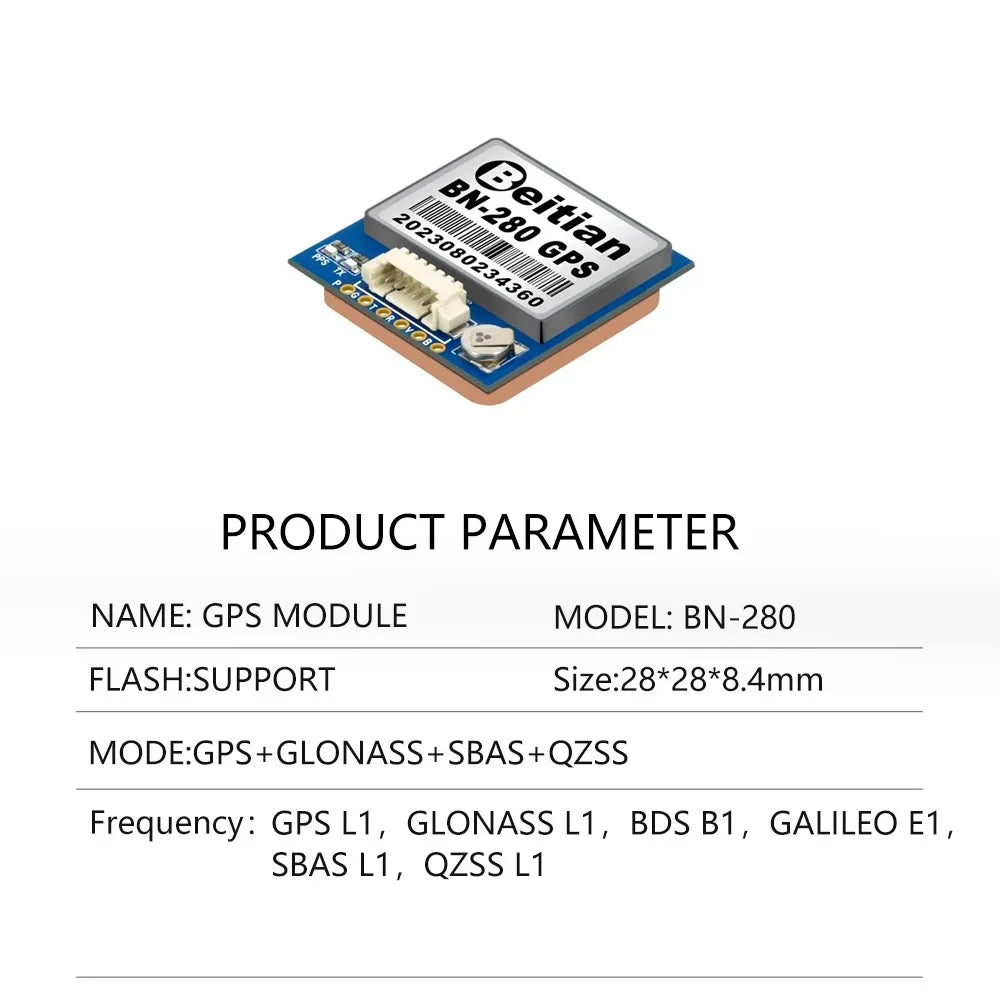 Beitian GPS Module with Compass M8 M9 M10 Ceramic Antenna on-board flight controller FPV GNSS GPS Receiver Antenna Module Ublox