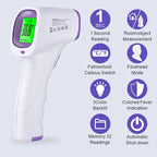 Non-Contact Forehead Thermometer For Adults And Kids, Digital Thermometer With Fever Alarm, 3 Backlit, Fast Accurate Results, Easy For All Ages, Home Essentials