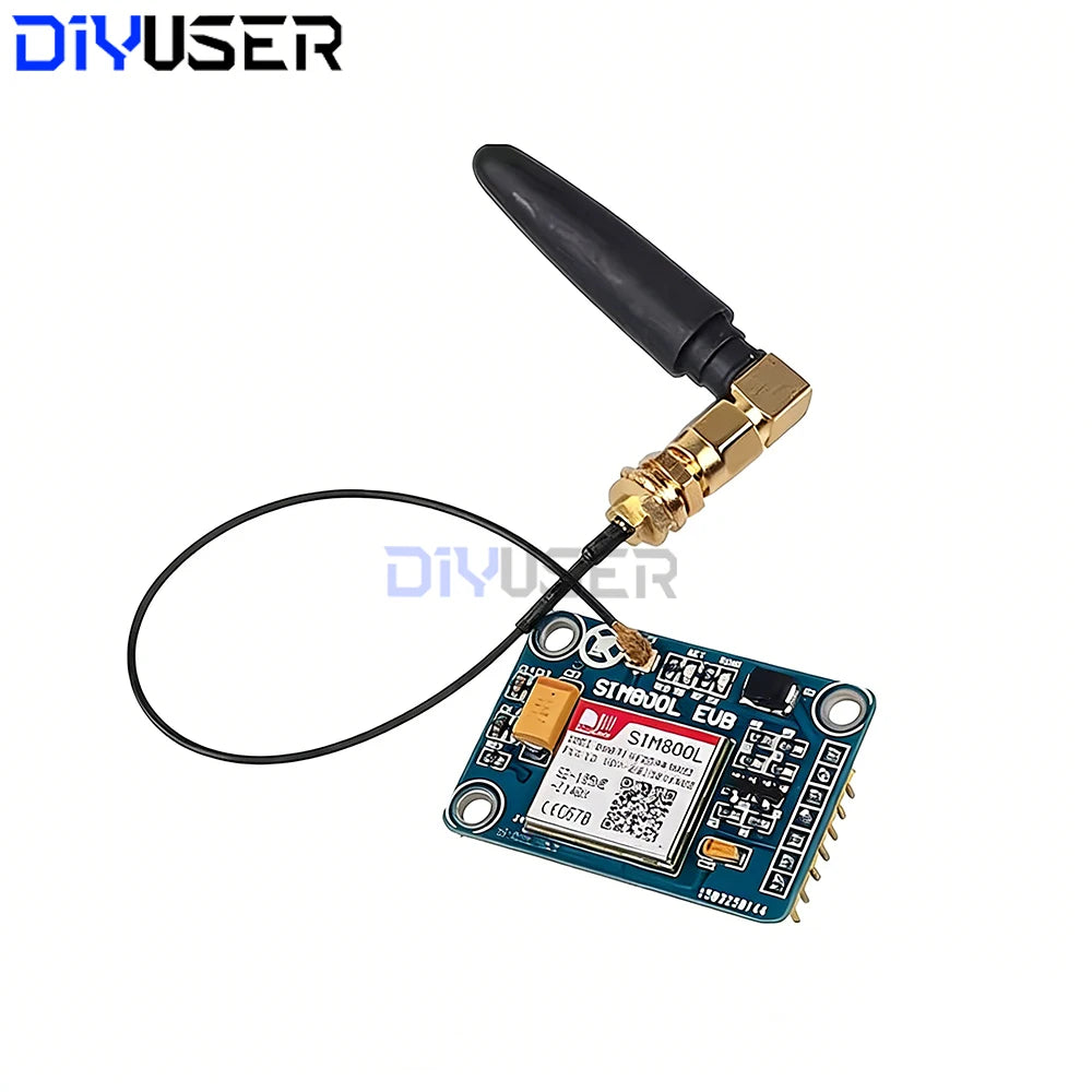 SIM800L GSM GPRS Module for IoT, 4-Band Global SMS/GPRS Data, Low Power 3.4-4.4V