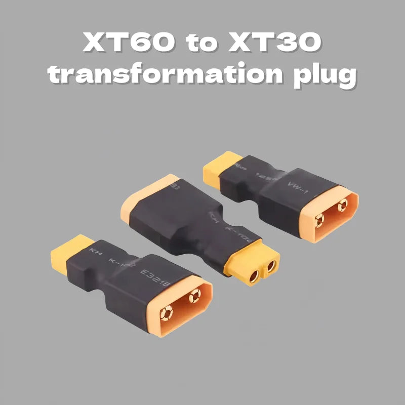1/5pcs Lithium Battery Adapter XT60 to XT30, Male to Female, Female to Female, Drone Battery Conversion Adapter