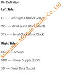 1PCS 20PCS ICS-43434 I2S Digital Microphone for Xiaozhi AI MIC, Compatible with INMP441
