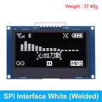 2.42 inch 2.42" OLED Display Module 128x64 LCD HD Screen Module SSD1309 7 Pin SPI/IIC I2C Serial Interface for Arduino UNO R3