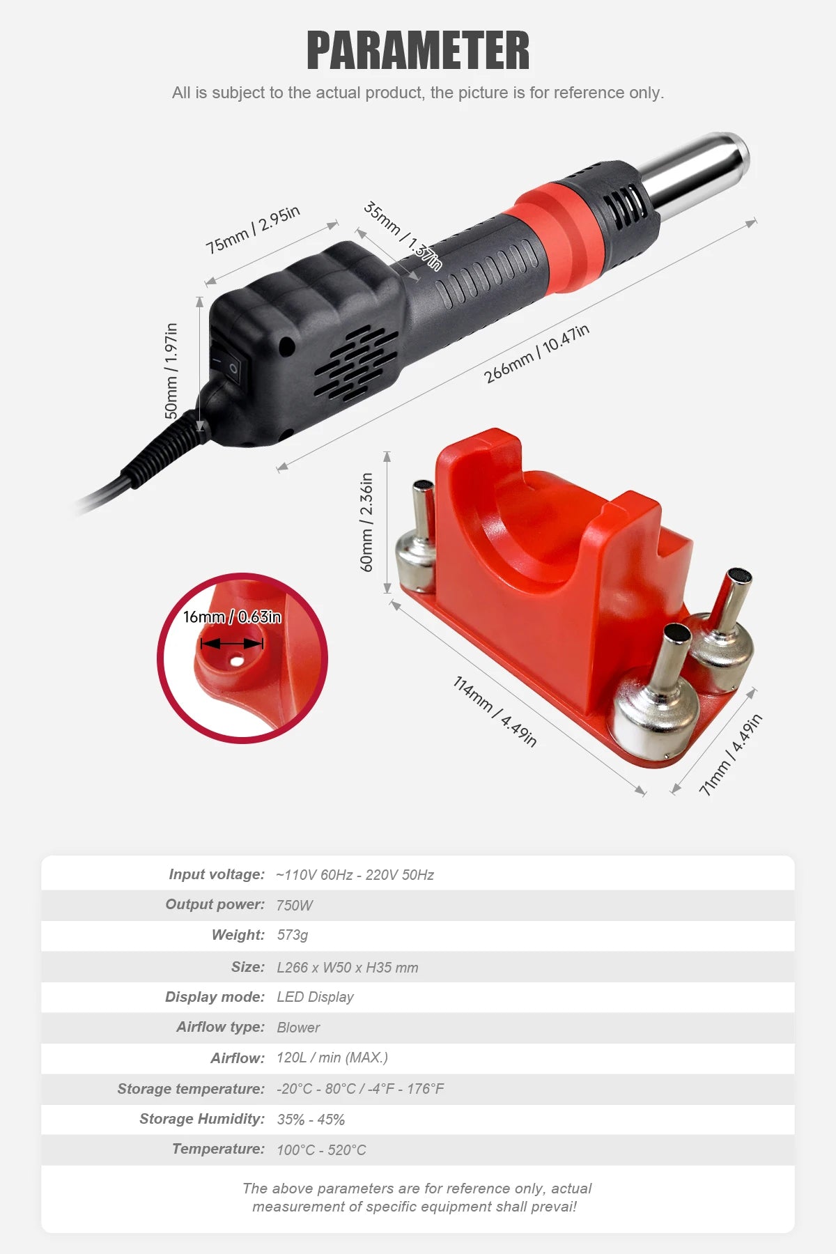JCD 750W Micro Hot Air Gun 8208 Soldering Rework Welding Station LCD Digital Heat Gun BGA IC Solder Tools With Heat Shrink Tube