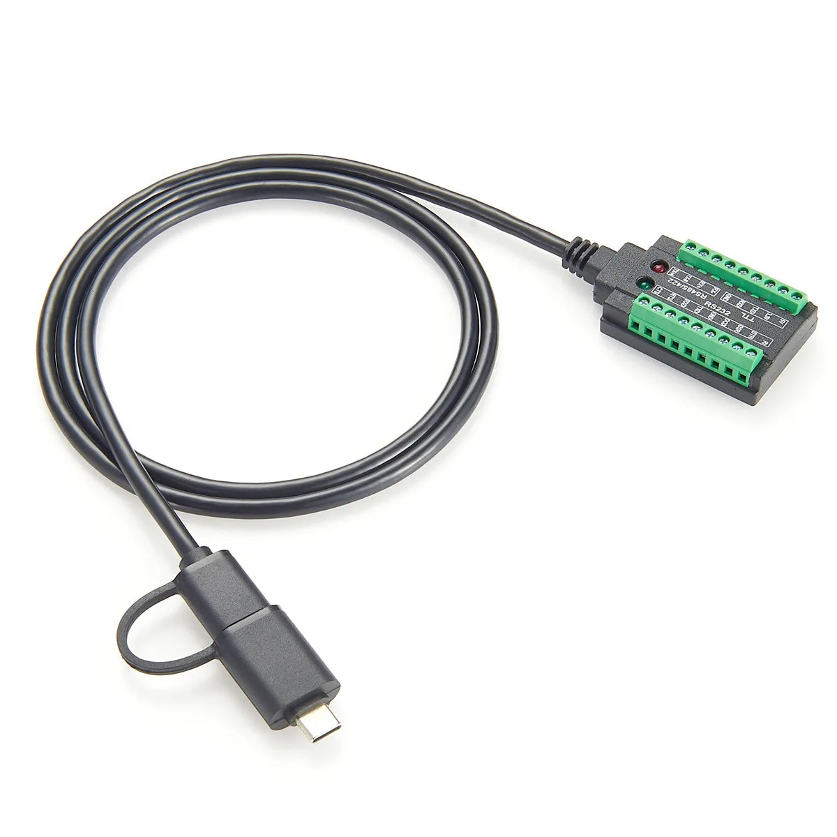 Industrial Grade USB to RS232/485/422/TTL Isolated Converter with FT232RL USB-C to RS232 Serial Cable with FTDI Chip