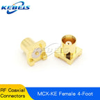 5PCS MCX-KE MCX-JE MCX-KWE MMCX-KE MMCX-JE MMCX-KWE MCX MMCX Male Female Socket PCB Board Socket Right Angle 90 Degree Connector