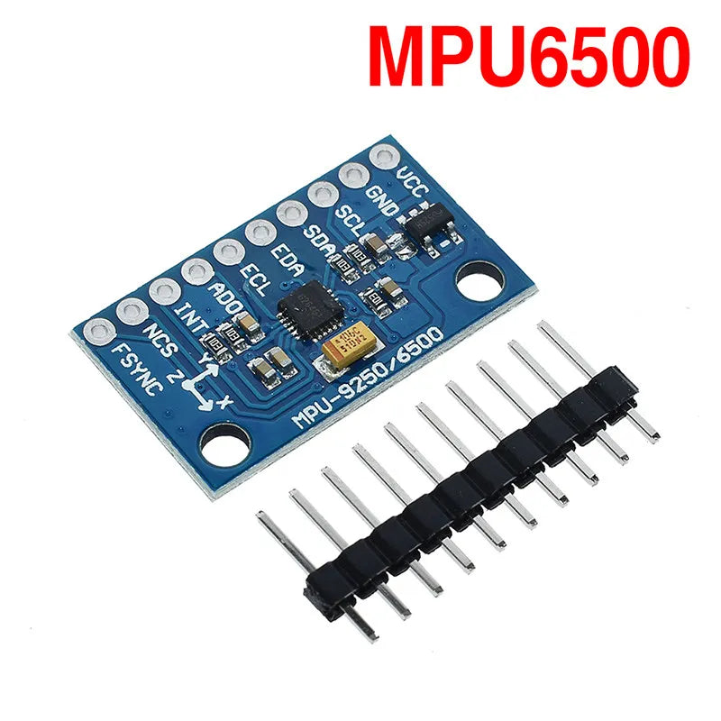 MPU9250 6500 Module 9DOF Accelerometer Gyroscope Compass 6/9 Axis GY-91 Sensor