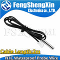 2m NTC Waterproof Probe Wire B3950 3435 3470 2K 5K 10K 15K 20K 50K 100K 1% Precision Epoxy Thermistor Temperature Sensor