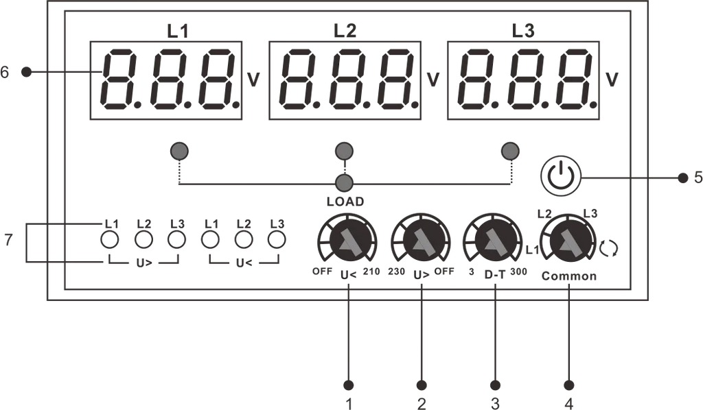Samwha-Dsp ATR-XX 3P4W Automatic Phase Changeover Relay 63A,80A,100A