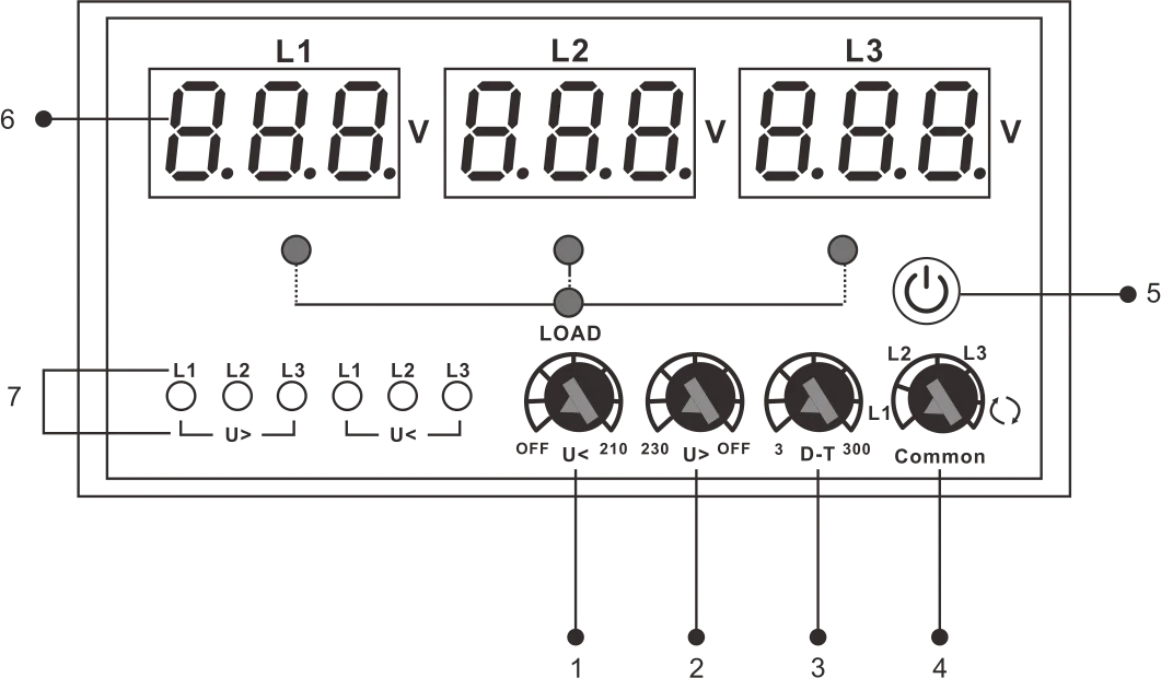 Samwha-Dsp ATR-XX 3P4W Automatic Phase Changeover Relay 63A,80A,100A
