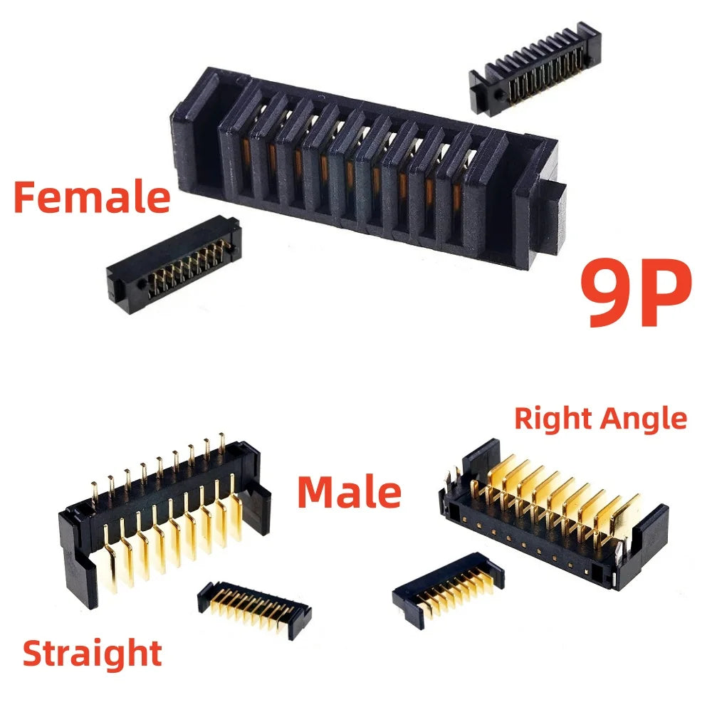 5 20Pcs Blade Male Battery Connector 2.0 MM Pitch 3 4 5 6 7 8 9 10 11 12 Position Right Angle Through Holes Straight PCB Header