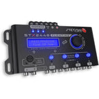 Professional Digital Signal Processor DSP with Crossover Graphic Equalizer 15 Band Remote Sequencer Subharmonic Bass RCA High