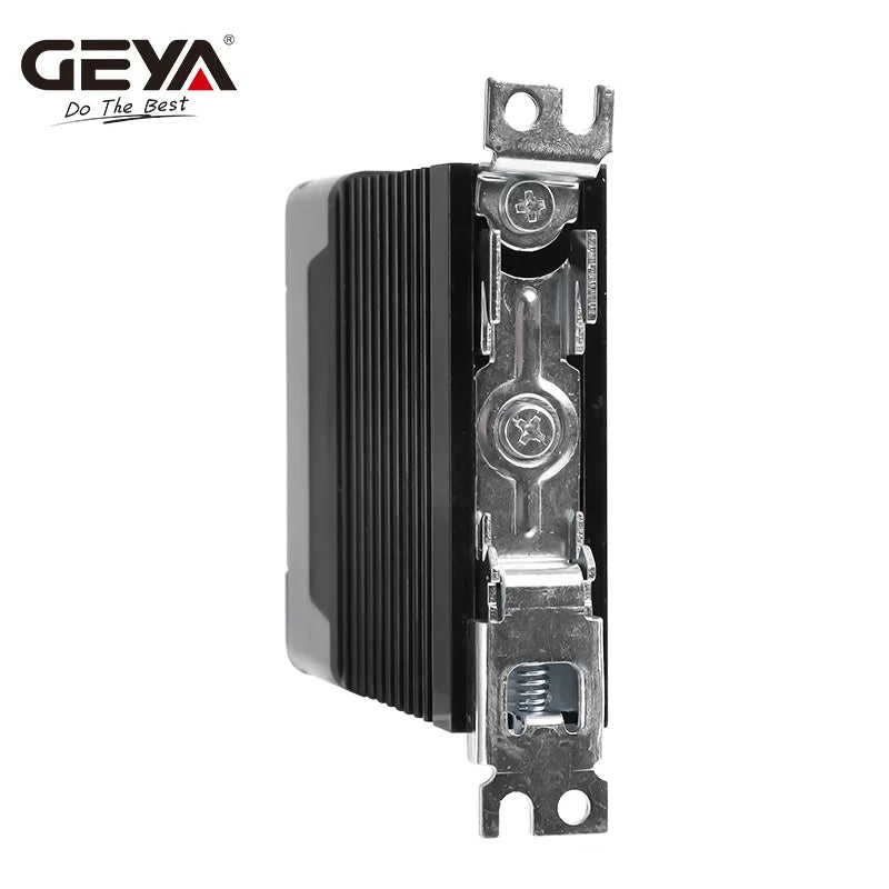 GEYA 22.5mm Slim Width GSR8 Solid State Relay with Heat Sink DC to AC Single Phase SSR 10A 25A 40A 60A