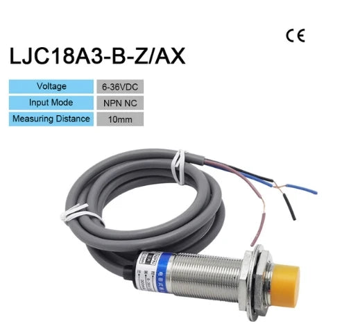 LJC18A3-B-Z/BX Approach Sensor Cylindrical Capacitive Proximity Switch 10mm Detecting distance NPN/PNP NO/NC DC6-36V