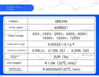 50PCS 100V 630V Polyester Film Capacitor 2.2NF 0.01UF 2.2NF 22nF 102PF 220NF 473PF 100nF 0.1uF 2A104J 103J 222 223J 472 473J