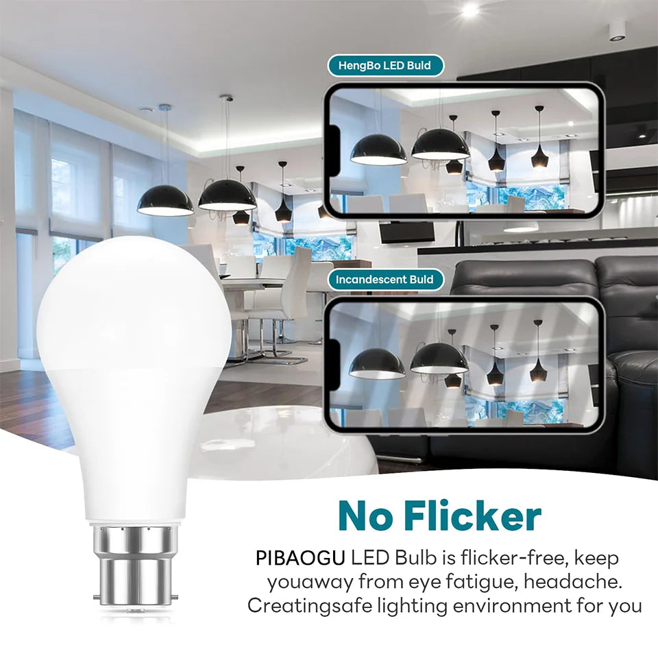 4PCS Radar Motion Sensor Light Bulb B22 220V 6W 9W 12W 15W 18W 20W Auto ON/OFF LED Night Light Bedroom Garden LED Bulbs For Home