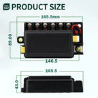 Blue Sea ATO ATC Automotive Blade Fuse Box Boat Marine 1 in 6 Out Auto Blade Fuse Box