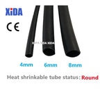1/5M 4:1 Heat Shrink Tube With Glue Thermoretractile Heat Shrinkable Tubing Dual Wall Heat Shrink Tubing 4 6 8 12 16 24 32 52 72