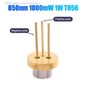 convenient850nm 1W 1000mW High Power IR Laser Diode LD 5.6mm TO56 Semiconductor Laser Tube