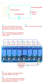 5v 12v 1 2 4 6 8 way relay module for arduino 1 2 4 6 8 channel relay module with optocoupler Relay Output In stock