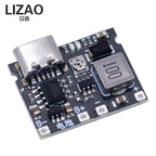 Type-C USB 18650 Lithium Battery Charger Board, 3.7V 4.2V 1A 5W TP4056 DC-DC Step Up Boost Module for DIY Electronic Projects