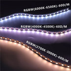 SK6812 RGBW Led Strip Light 4in1 Similar WS2812 12V Individual Addressable RGBWW 1m 5m 30 60 144 LEDs Lights IP30 65 67