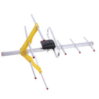 Outdoor 100Mile Amplified 8 Yagi Antenna HD TV 10dB Long Range UHF/VHF/FM HDTV