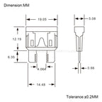 10PCS Medium Standard ATC ATO Blade Fuse Insert Zinc Pin 1A 2A 3A 4A 5A 7.5A 10A 15A 20A 30A 40A 50A Refitted For Auto Car Truck