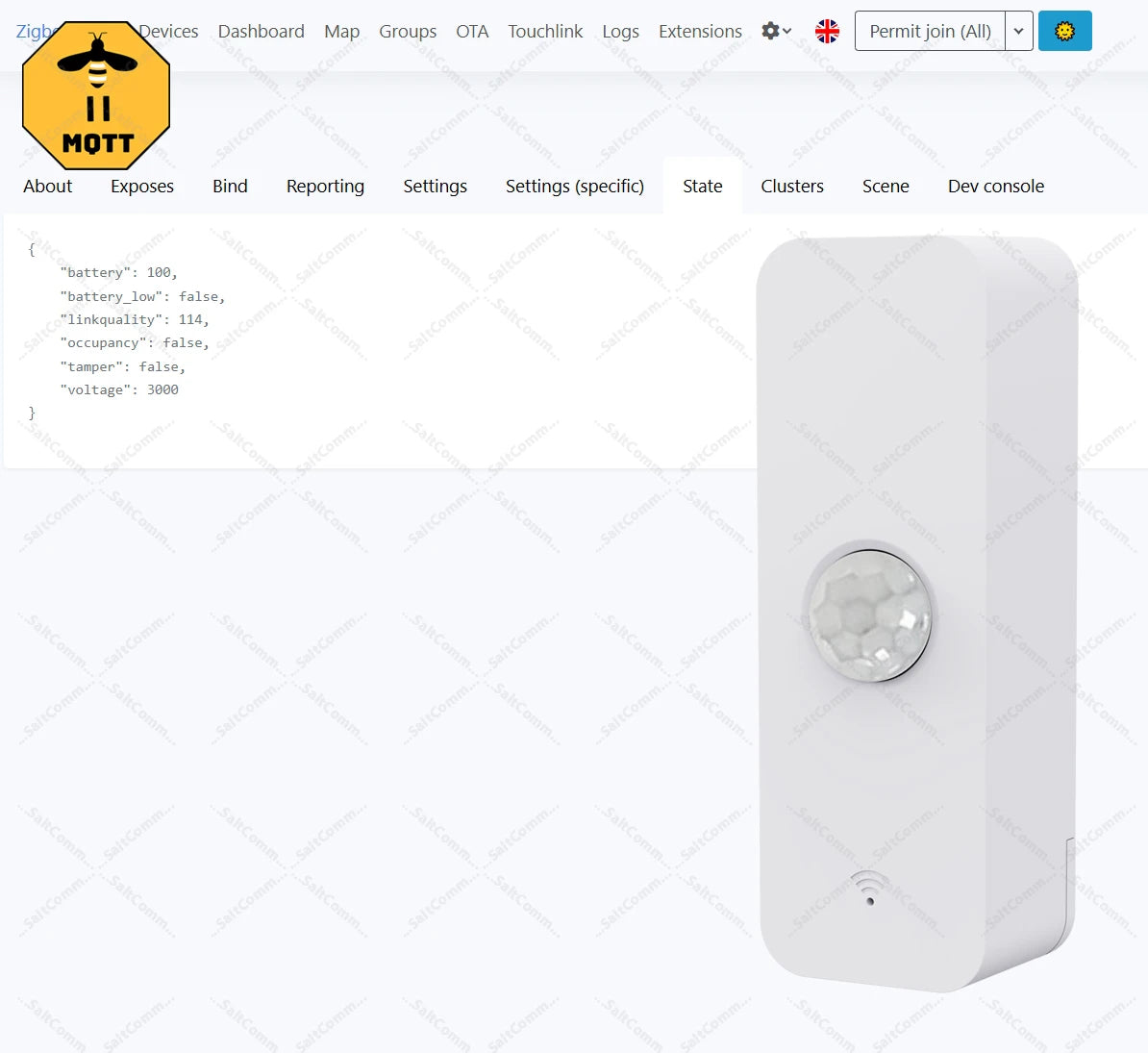 Zigbee 3.0 PIR Motion Sensor Smart Home Human Body Infrared Detector Security  Works With Yandex Zigbee2MQTT Home Assistant