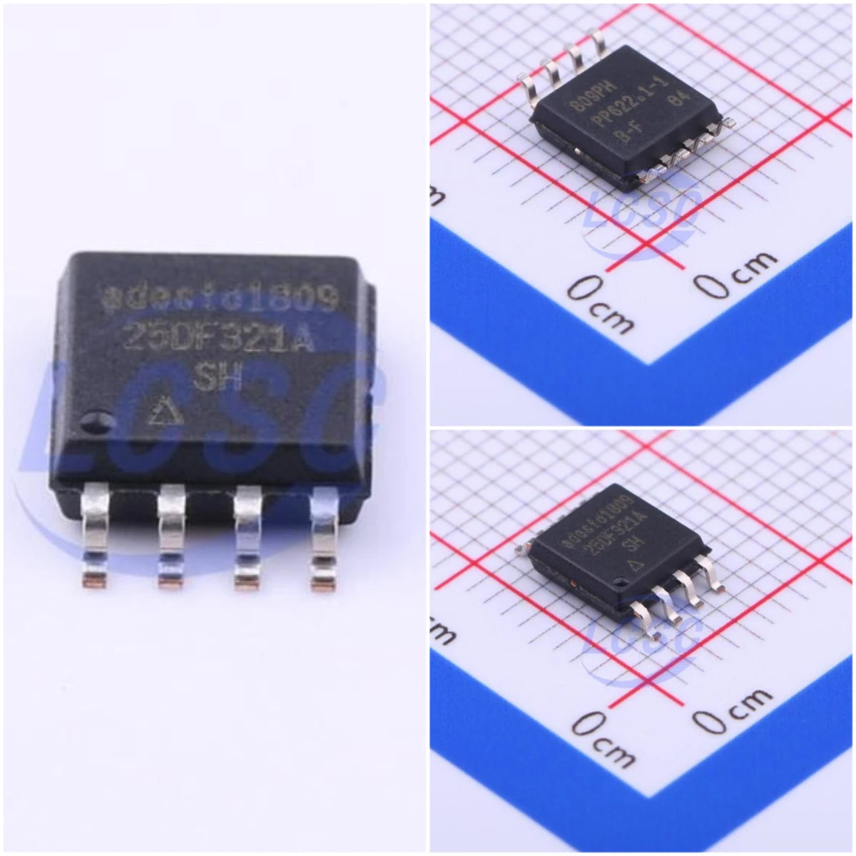 5pieces/Pack AT25DF321A-SH-T SPI Serial Nor Flash Memory 2.7V~3.6V 32Mbit 100MHz SOIC-8-208mil IC Chip Code 25DF321A