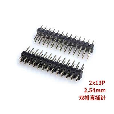 10/20pcs Pcs 2.54mm Double Row Male 2*40P PCB Board Pin Header Connector Strip Pinheader 2/3/4/5/6/8/10/12/20/40Pin For Arduino
